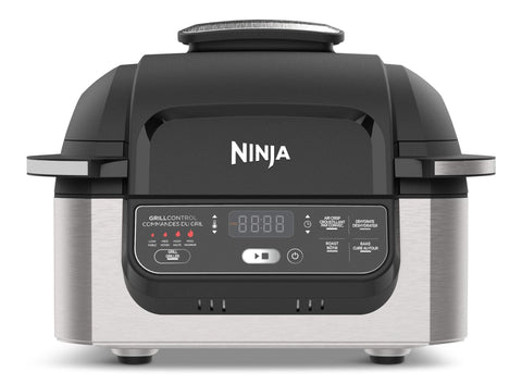 Ninja gril intérieur avec friture à air chaud 5-en-1 Foodie AG305 - reconditionné