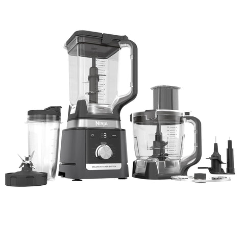 Ninja Système de cuisine Deluxe avec pichet de 2,6 L processeur 9 tasses et Auto-iQ - reconditionné CCO905KS